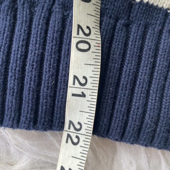 Tommy Hilfiger Sweater Sz S Button Up Thick Knit Cardigan Stripes Yellow Work - Picture 10 of 11